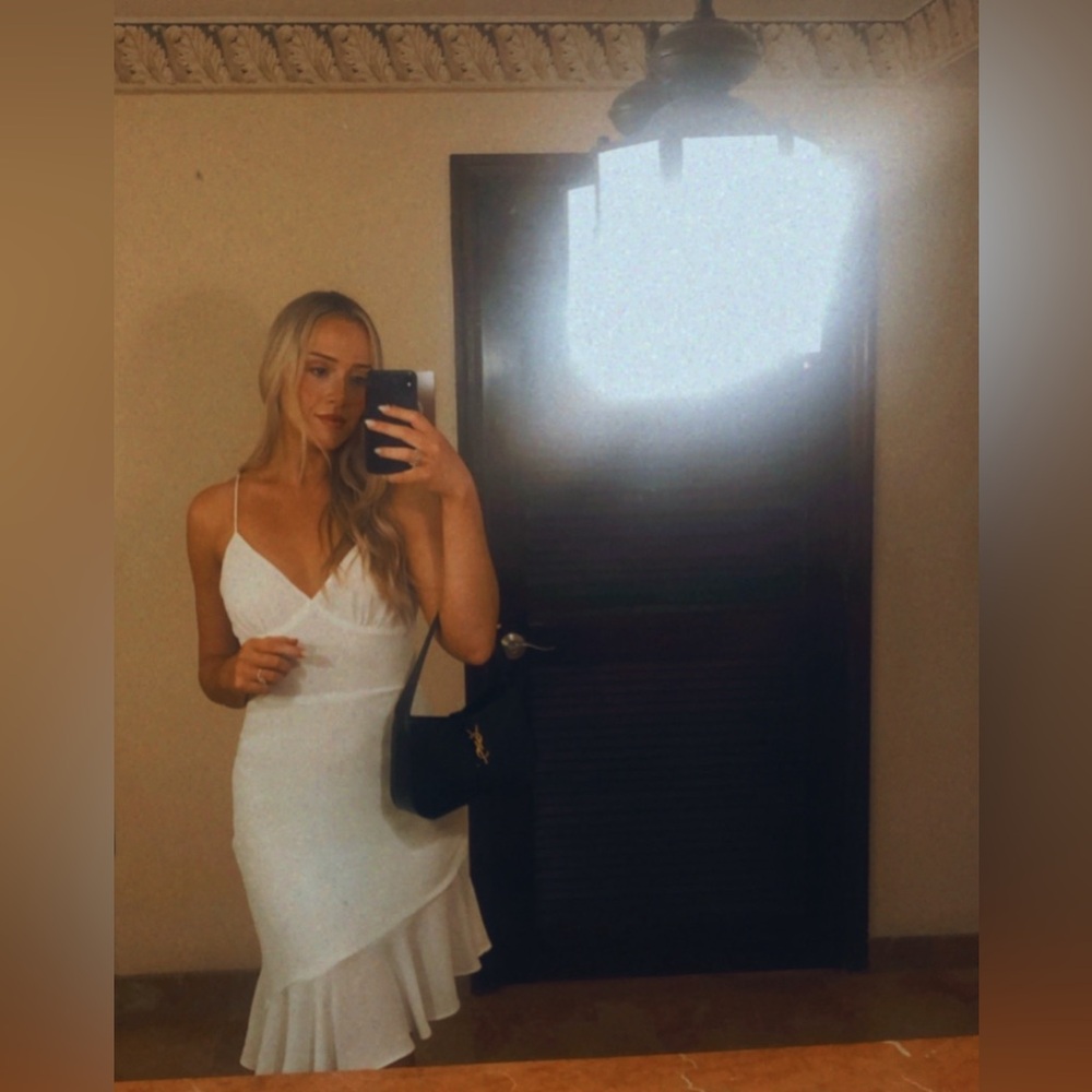 Natasha Midi Dress White